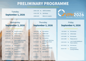 VPH 2026 preliminary programme overview